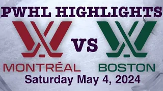 PWHL BOSTON LAYS IT ALL ON THE LINE IN FINAL GAME OF THE SEASON VS MONTREAL!! (Full Highlights)