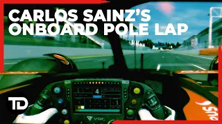 I Tried To Match Carlos Sainz's 2022 Belgian Grand Prix Onboard Pole Lap | Driver's Eye Helmet Cam