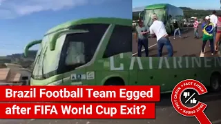 FACT CHECK: Viral Video Shows Brazil Football Team Egging after FIFA World Cup 2022 Exit?