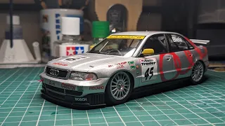 Audi A4 quattro 1996 BTCC champion - building the 1/24 scale Nunu Beemax Model kit