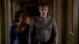 Merlin S5x04 Arthur and Gwen scene 2 Holding hands