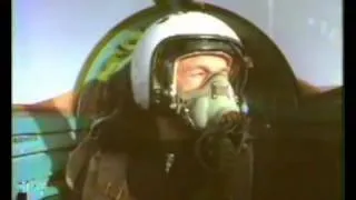 Flight in Mig-25, with Jean-LoupChrétien, Nicolas Hulot and Igor Volk