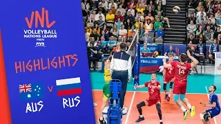 AUSTRALIA vs. RUSSIA - Highlights Men | Week 5 | Volleyball Nations League 2019