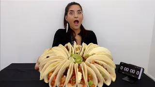 3kg [6.6lb] GIANT LOADED TACO Challenge | Cinco de Mayo | Leah Shutkever