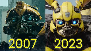 Evolution of Bumblebee in Transformers Movies (2007-2023)