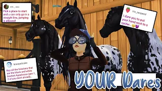 Doing Your Star Stable Dares AGAIN 😳 Buying ALL the Appaloosa Friesians!