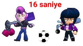 SAVAŞ TOPU DÜNYA REKORU!! 16 saniye -Brawl stars