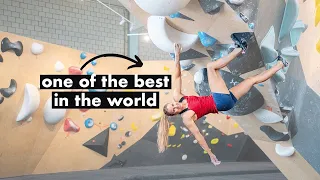 Petra Klingler CRUSHES in the Bouldering Gym