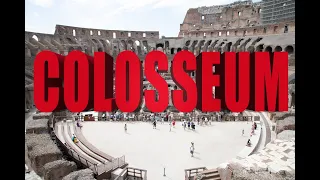 Colosseum Inside and Outside. Rome Italy 2021 4k