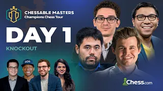 Carlsen, Caruana, So, and Nakamura Headline the Chessable Masters 2023! | Day 1 - CCT Knockout Stage