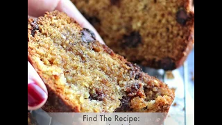 Easy Moist Chocolate Chip Banana Bread Recipe