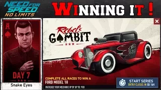 NFS No Limits | Rebel's Gambit - Ford Model 18 | Day 7 - Winning the Car !