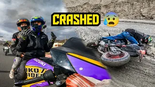 Ladakh Se Ghar Aatey Waqt Apni Superbike Echo Aur Hayabusa Ka Itna Bada Crash Hogaya 😭 Ep14