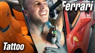 Me COMPRO un Ferrari? THALIA 😱 - MI Nuevo Tattoo | Llados