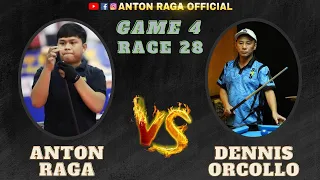 GAME 4: ANTON RAGA VS. DENNIS ORCOLLO | 10BALL | RACE 28