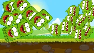 Playing Red Ball 4 with Om Nom Ball (Cut The Rope) vs boss fights volume 1