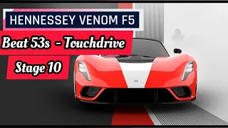 Asphalt 9 | Touchdrive | Stage 10 - Hennessey Venom F5 Special Event | Beat 53 seconds Easily