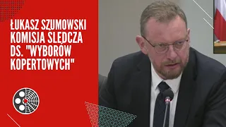 Łukasz Szumowski: Komisja śledcza ds. "wyborów kopertowych"