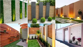 100 Backyard Garden Fence Design Ideas 2022 | House Exterior Boundary Wall | Patio Garden Fence
