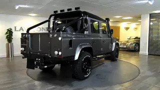 Defender 110 pick-up   Corris & black  Lawton Brook