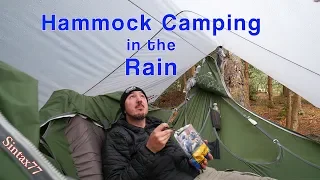 Hammock Camping in the Rain - Cranberry Wilderness Backpacking w/ the Amok Draumr XL