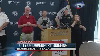 Watch: Live news conference on Davenport building collapse - Friday