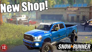 SnowRunner: Moving Into MY NEW SHOP!! (Surprise Location) & NEW HOUSE! RP