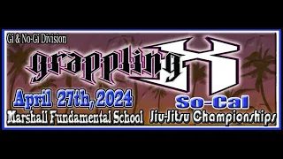 [Mat 1] Grappling X 4/27/2024 So-Cal Jiu Jitsu Championships Pasadena, CA