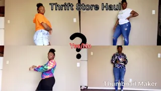 Thrift Store Try On Haul + Name Brand Clothes    |Naeqween