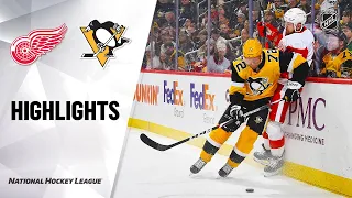 NHL Highlights | Red Wings @ Penguins 2/16/20