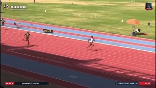 ASA Youth - 200M U18 Bank'd by Prince Mhlongo from Welkom High School