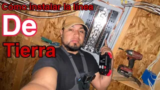 CÓMO INSTALAR LÍNEA DE TIERRA  EN UN CAJA DE BREAKER 100amp  paso a paso actual 2021