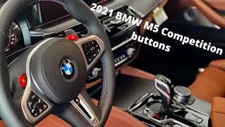 2021 BMW M5 Buttons