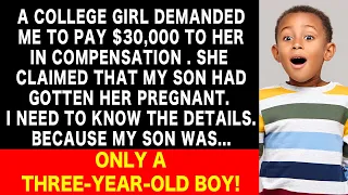 College girl claims "Your son got me pregnant" And demands $30k. But the truth is...
