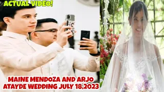 MAINE MENDOZA AND ARJO ATAYDE WEDDING FULL VIDEO JULY 28,2023