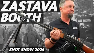 Entire Zastava USA booth, M72, M77, Underfolder and more: Shot show 2024.