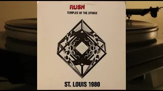 Rush - Temples Of The Syrinx - St. Louis 1980 - vinyl lp album - Geddy Lee, Neil Peart, Alex Lifeson