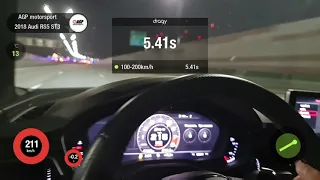 AUDI RS5 8W/B9 2.9TT Stage3 AGP motorsport // 100-200 = 5.4 sec.