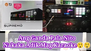 TJ SUPREMO TKR-306P Karaoke Player Ganda Pala Nito Nakaka Adik Sa Karaoke 😬😬