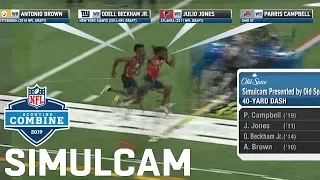 40-Yard Dash Simulcam: Metcalf vs. Julio, Ramsey, Sherman | Haskins vs. Baker & More!