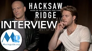 HACKSAW RIDGE Interview feat: Vince Vaughn & Luke Bracey