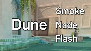 Smoke, Nade, Flash in Dune ㅣ Standoff2