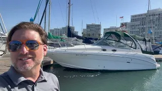 2005 Sea Ray 300 Sundancer Powerboat For Sale in San Diego, California Walkthrough Review By: Ian VT