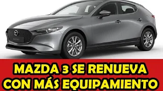 Mazda 3 se actualiza para el modelo 2024 con un nuevo nivel de equipamiento en FIBRA DE CARBONO