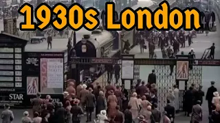 1930s London Station | Victorian Train Station | Color