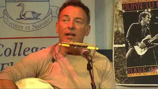 The Promised Land - Bruce Springsteen and Robert Pinsky (live at FDU 2010)