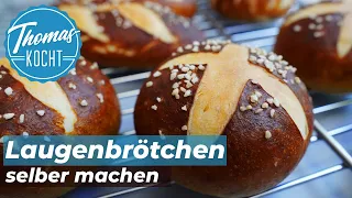 Laugenbrötchen selber machen - in weniger als 2 Stunden/ Thomas kocht