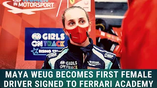 Maya Weug becomes first female racer to join Ferrari Driver Academy - F1 News 22 01 21
