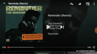 The Weeknd Reminder (Remix) reaction