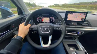 Audi Q5 II Sportback [2.0 40 TDI 204 HP ] | Test Drive #117 | POV Driver. TV